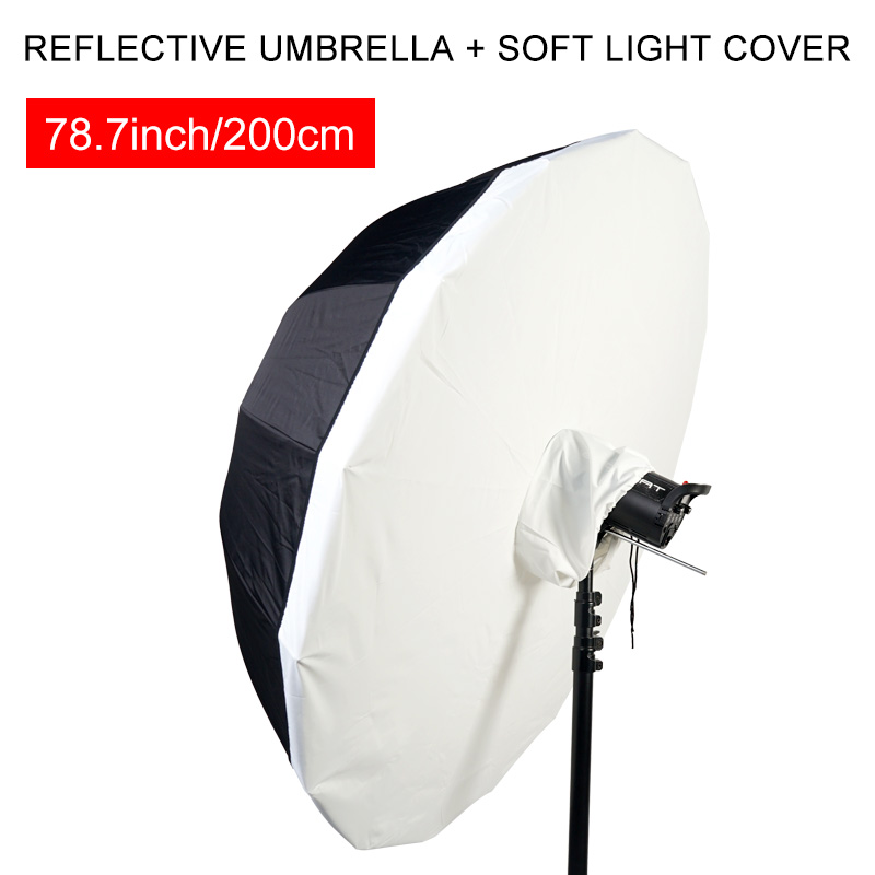 Parabolic Umbrella Deep - Paraguas difusor reflectante para fotografía, sombrilla
