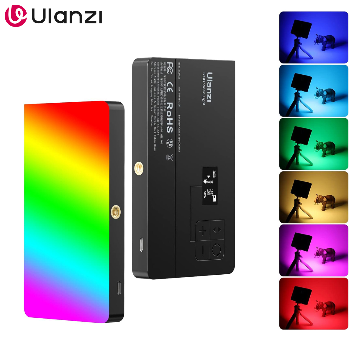 Photography Lighting Outdoor - Luz de Video RGB ULANZI LT002,