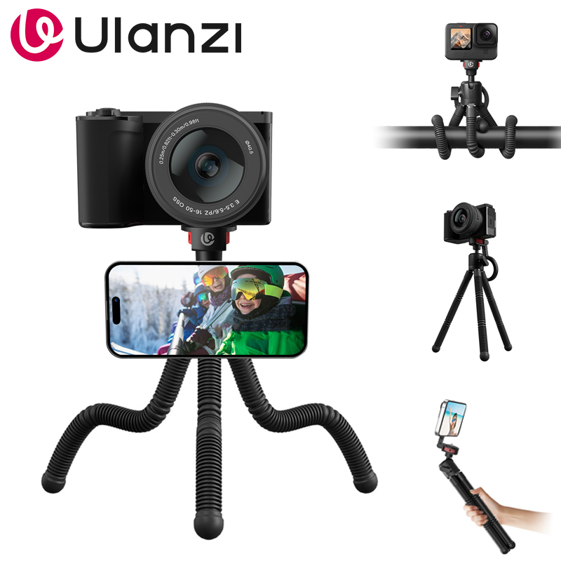 Photography Video Lighting Kit With Adjustable Tripod Stand - Ulanzi MT30 trípode Flexible magnético para