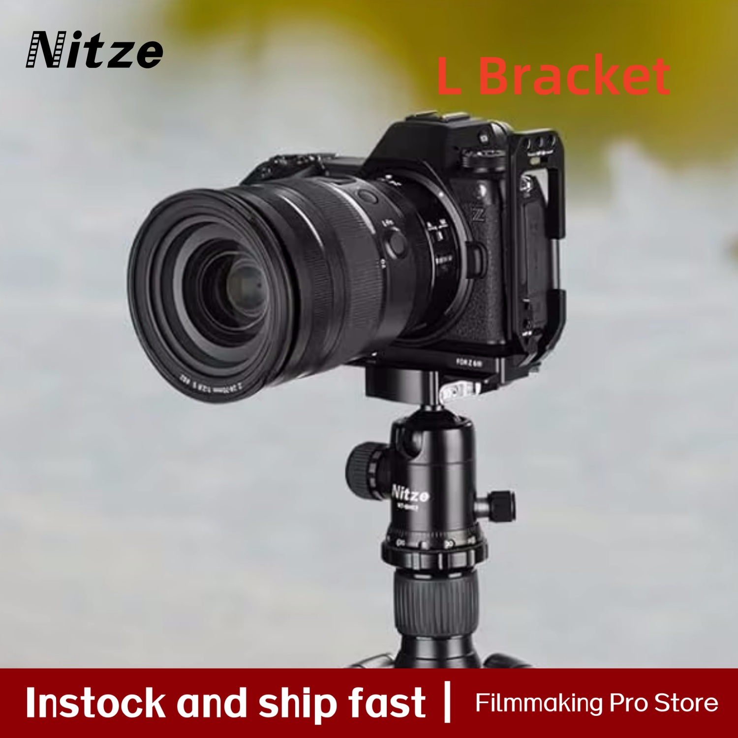 Nikon Camera Z6 Iii - Soporte de cámara Nitze L para