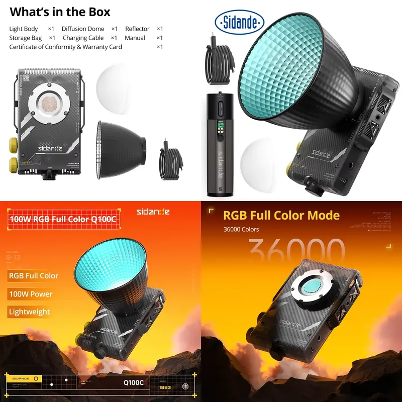 Photography Lighting - Luz de relleno óptica portátil profesional