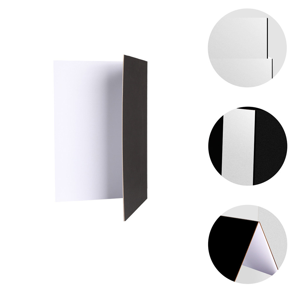 Photography Lighting White Background - Panel Reflectante Plegable Blanco y Negro,