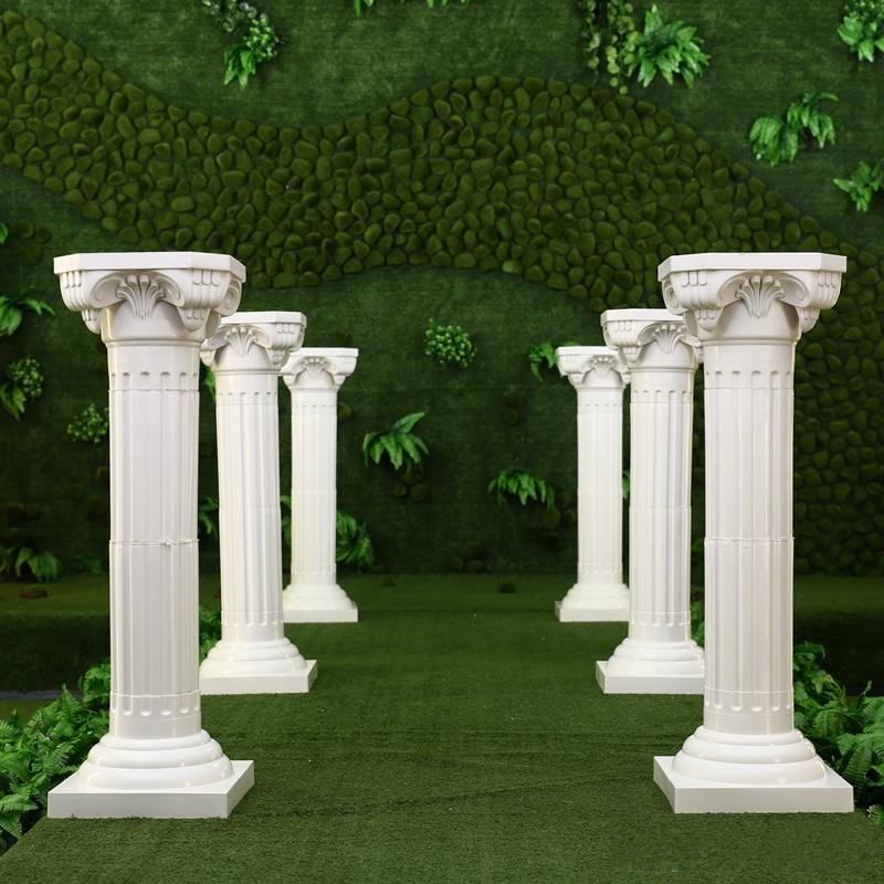 Photography Lighting White Background - Columna Romana de Plástico Blanca de