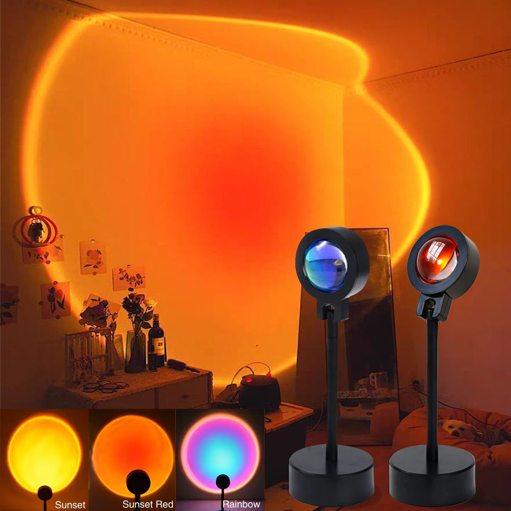 Photography Lighting Mood - Lámpara LED de atardecer, proyector de