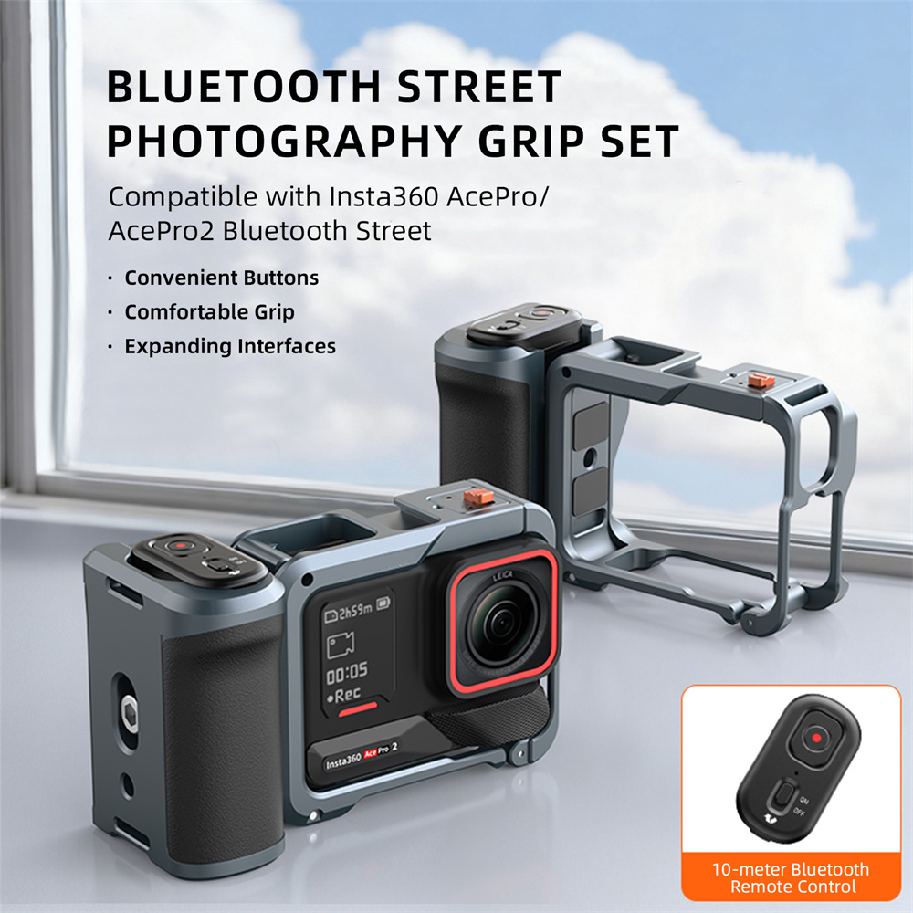 Photography Video Lighting Kit With Adjustable Tripod Stand - Kit de Empuñadura Remota Bluetooth VRIG