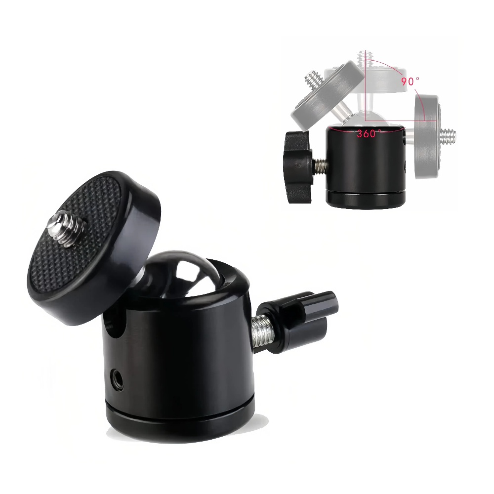 Photography Video Lighting Kit With Adjustable Tripod Stand - Terebento-adaptador de cabezal de cámara con
