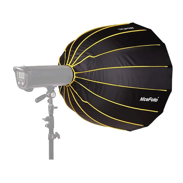 Parabolic Umbrella Deep - NiceFoto LED - Softbox Parabólico Plegable