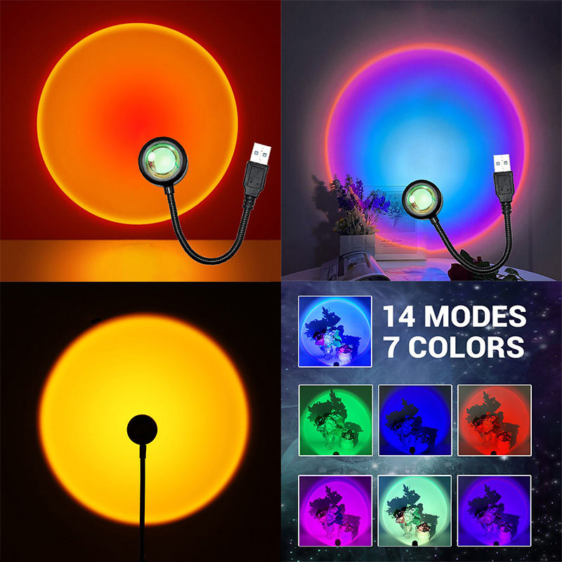 Photography Lighting Mood - Lámpara LED de puesta de sol