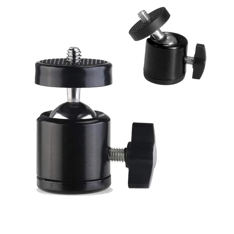Photography Video Lighting Kit With Adjustable Tripod Stand - Adaptador de Cabezal de Cámara con