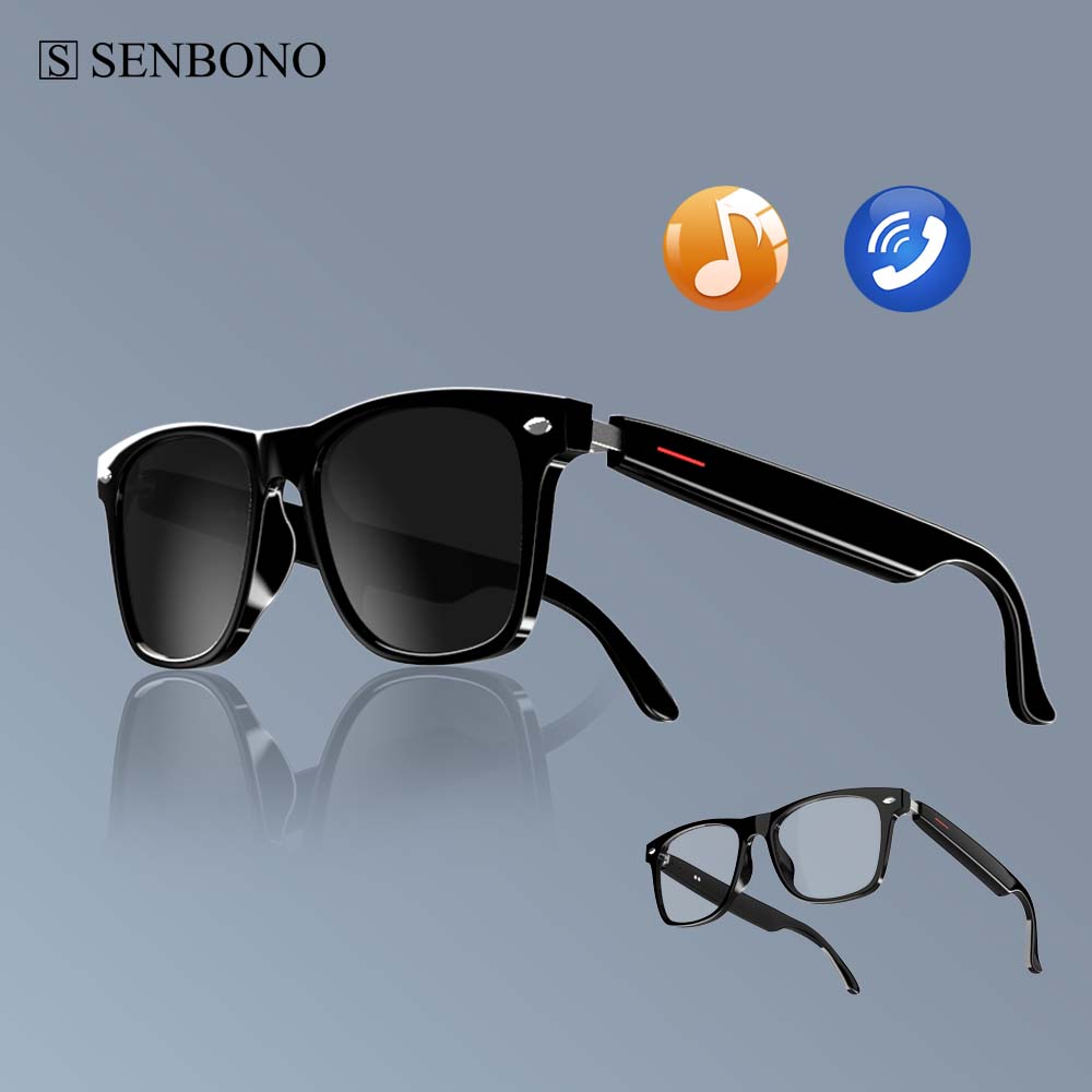 Photography Lighting Gear - Gafas inteligentes SENBONO E13: lentes de