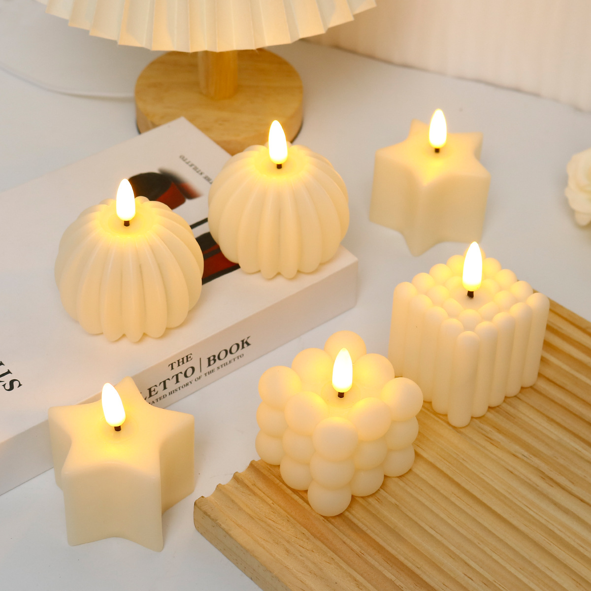 Vela LED en Forma de Cubo para - Photography Lighting reseña y precio