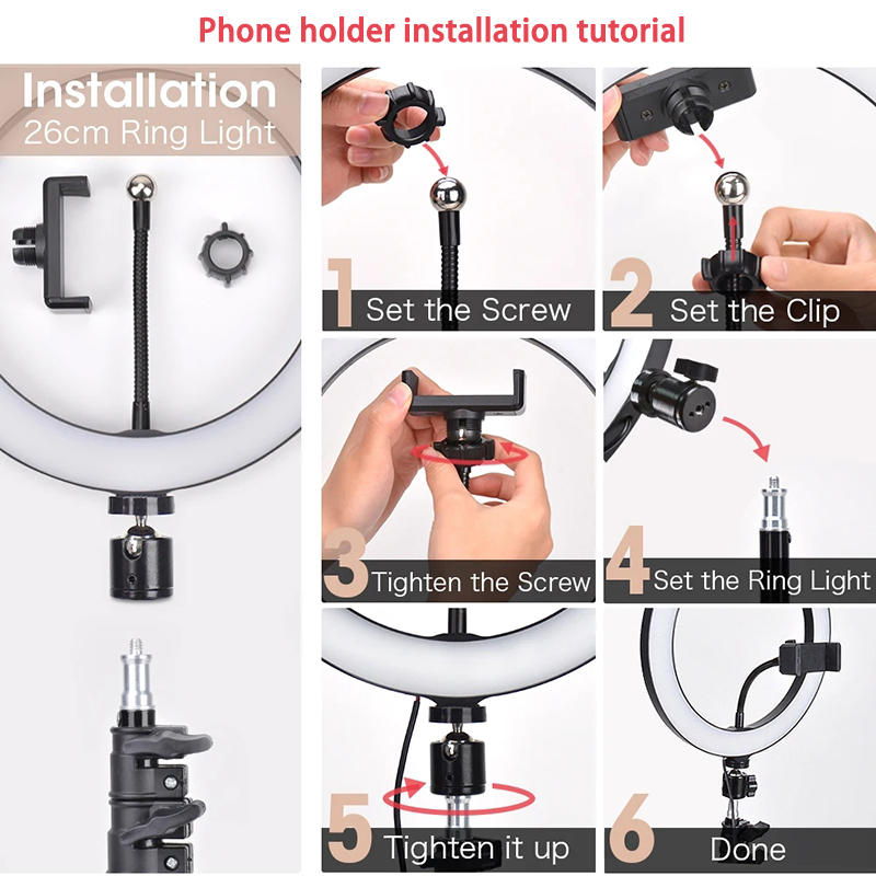 Anillo de Luz LED para Selfies - Photography Lighting Continuous reseña y precio
