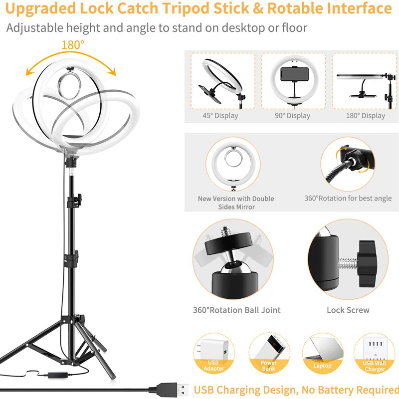 Anillo de Luz LED para Selfies - Photography Lighting Continuous reseña y precio