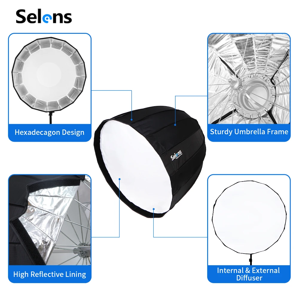 Selens-paraguas plegable de 70 - Parabolic Umbrella Deep reseña y precio