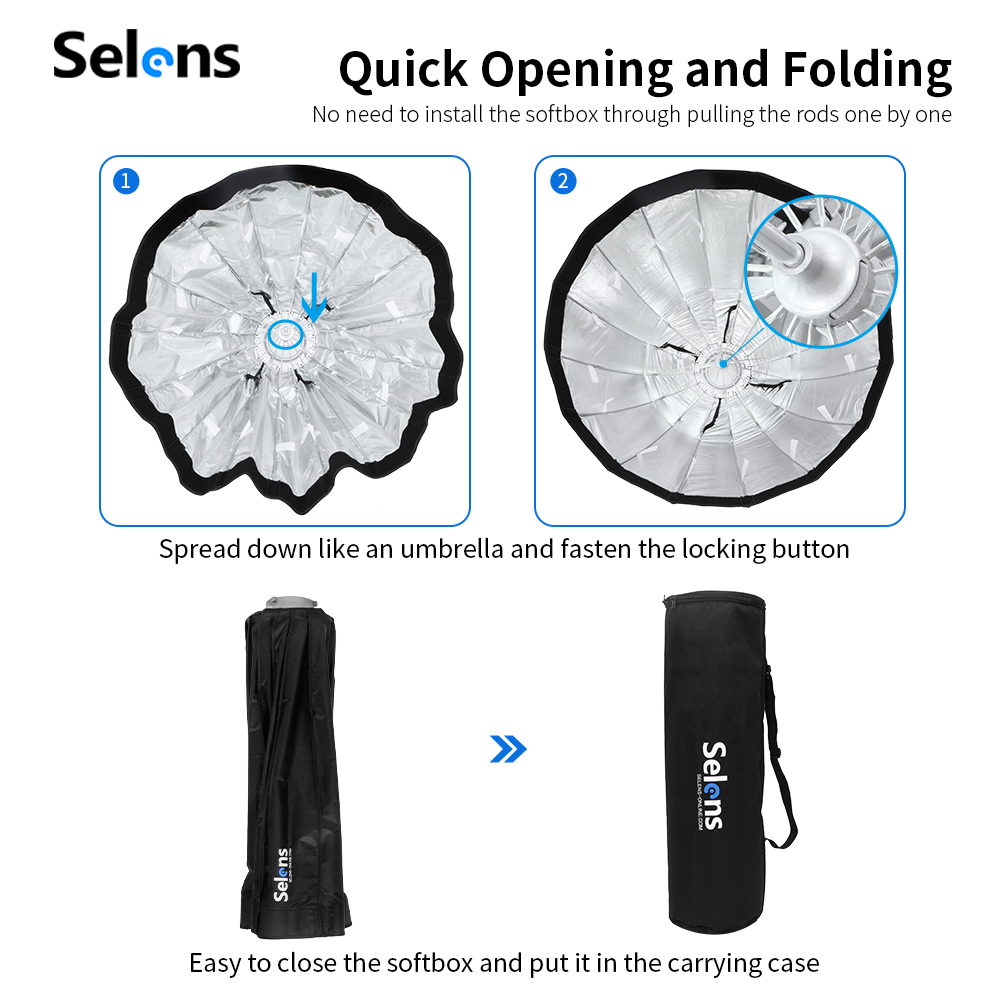 Selens-paraguas plegable de 70 - Parabolic Umbrella Deep reseña y precio
