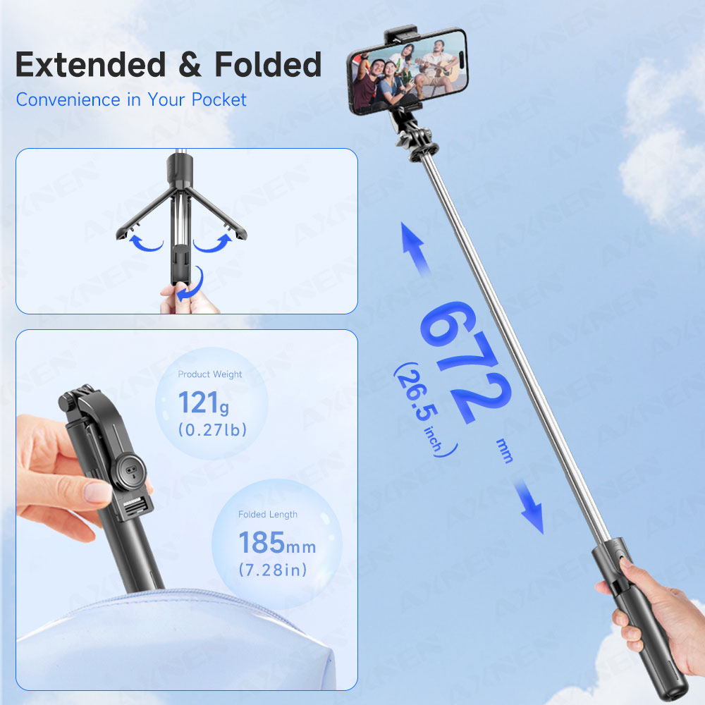 Trípode selfie stick con contr - Photography Video Lighting Kit With Adjustable Tripod Stand reseña y precio