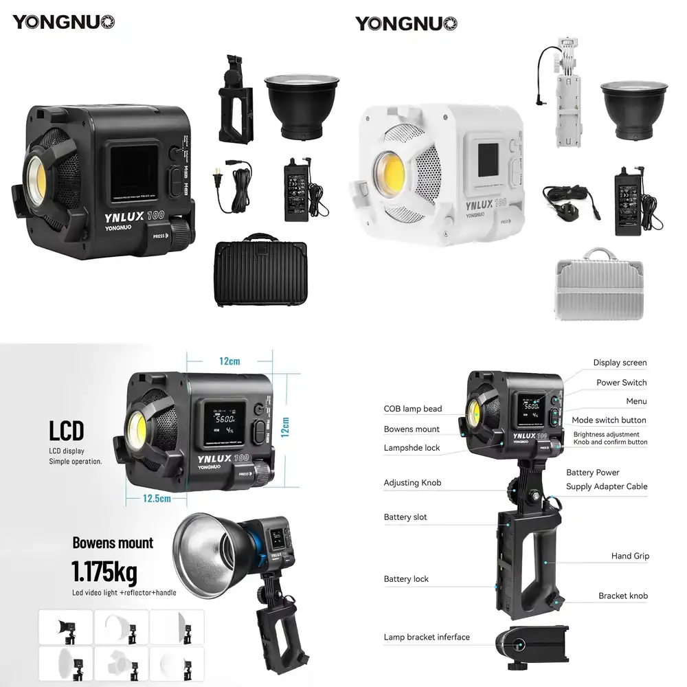 YONGNUO YNLUX100 100W 3200K-56 - Photography Lighting reseña y precio