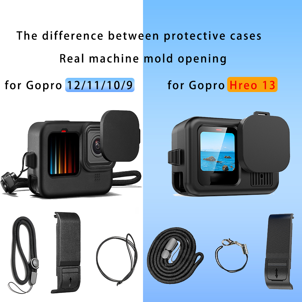 Funda de silicona para GoPro H - Gopro Action Camera Hero 13 Black reseña y precio
