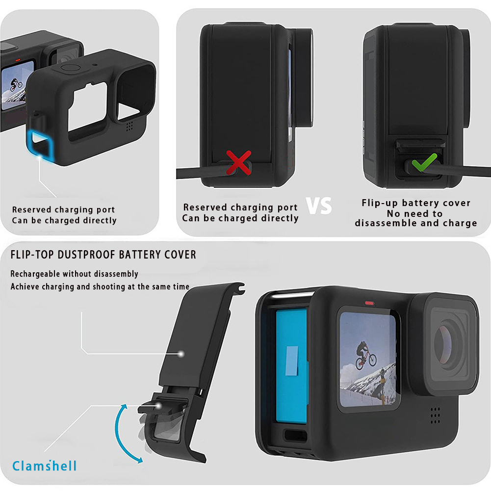 Funda de silicona para GoPro H - Gopro Action Camera Hero 13 Black reseña y precio