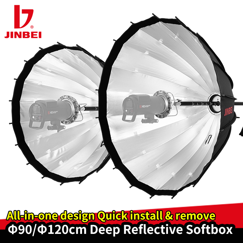 JINBEI - Softbox Parabólico Re - Parabolic Umbrella Deep reseña y precio
