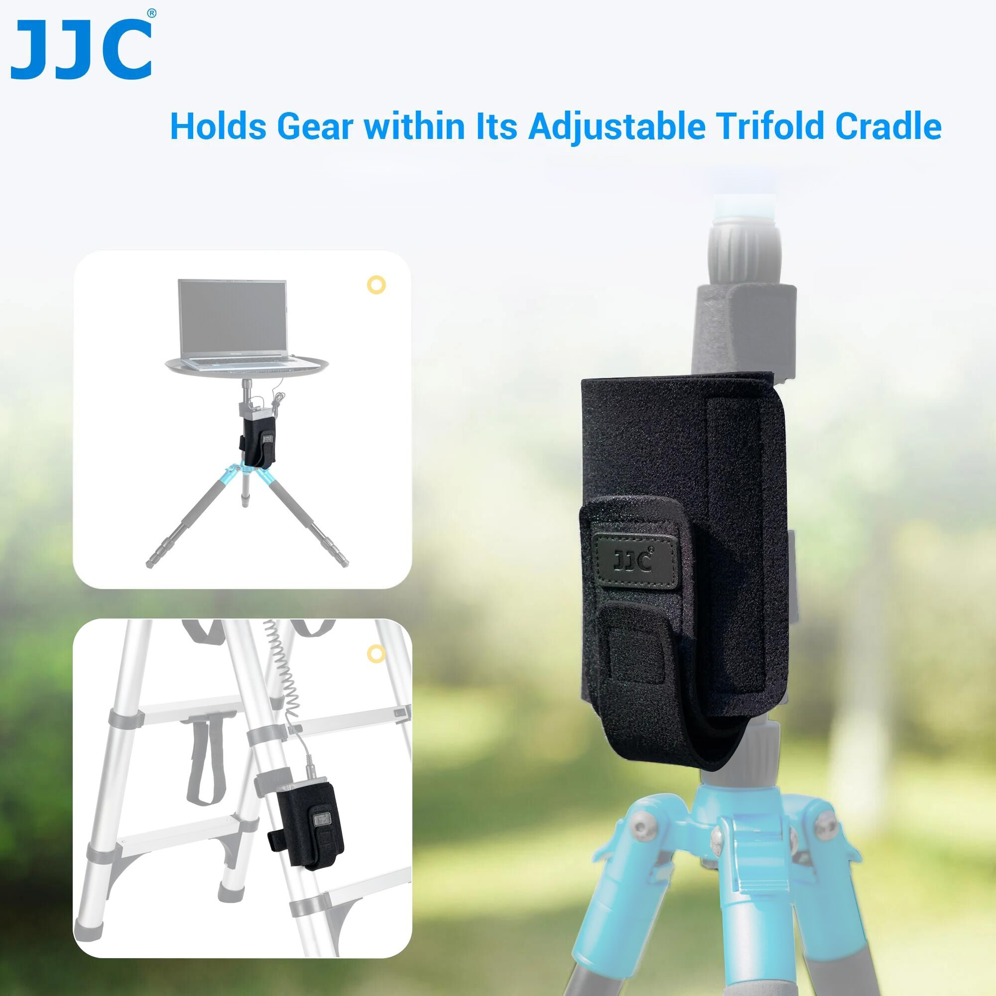 JJC Equipo Correa de montaje C - Photography Video Lighting Kit With Adjustable Tripod Stand reseña y precio