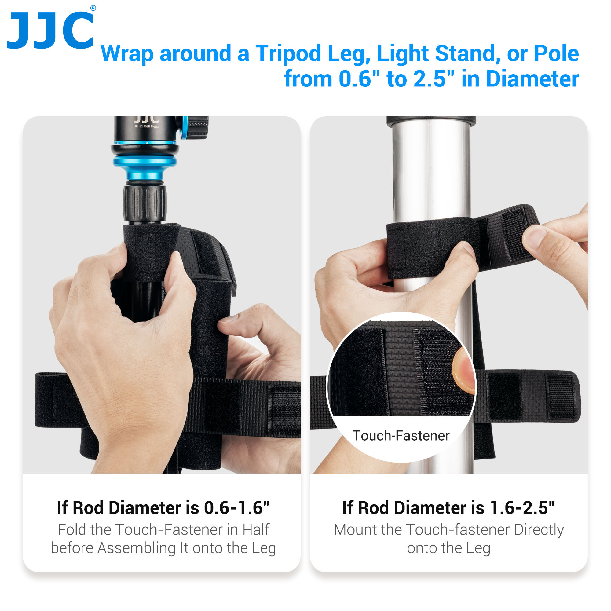 JJC Equipo Correa de montaje C - Photography Video Lighting Kit With Adjustable Tripod Stand reseña y precio