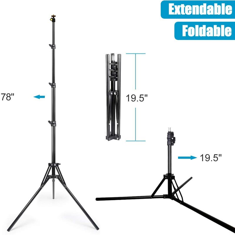 NAGNAHZ-trípode de aleación de - Photography Video Lighting Kit With Adjustable Tripod Stand reseña y precio