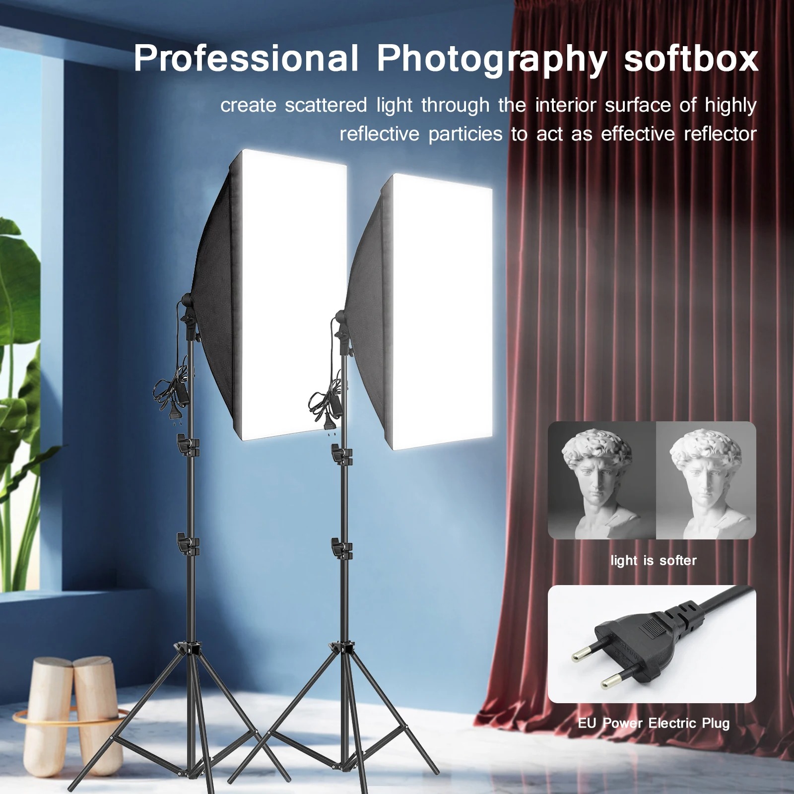 Softbox de fotografía profesio - Photography Lighting Continuous reseña y precio