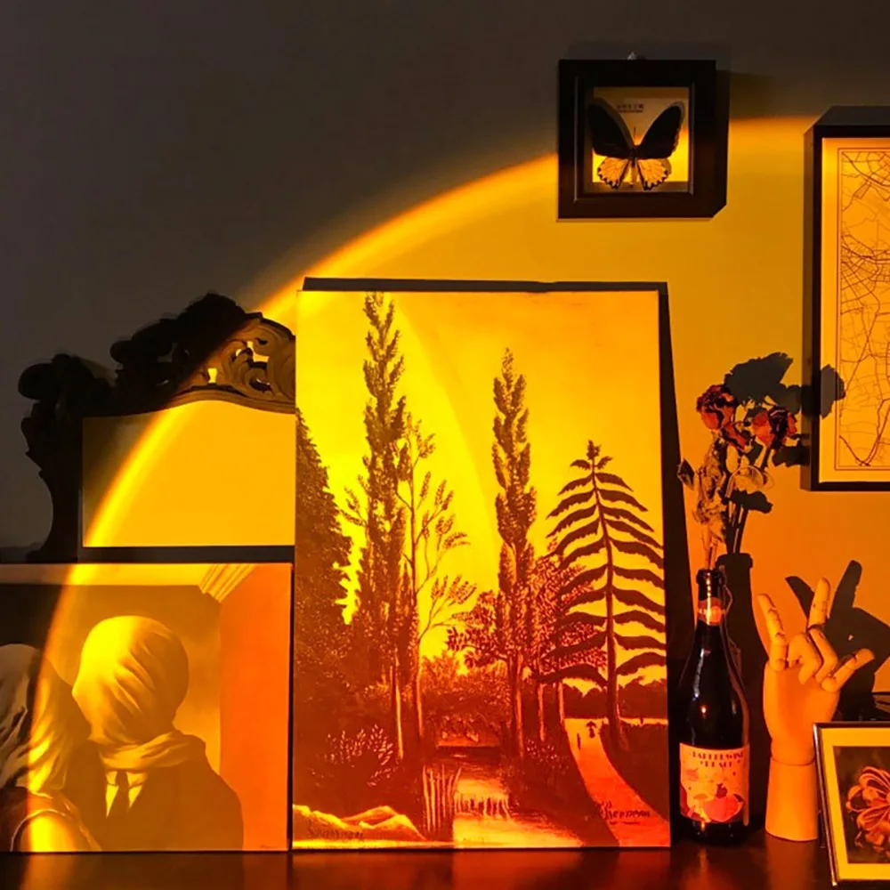 Lámpara LED de atardecer, proy - Photography Lighting Mood reseña y precio