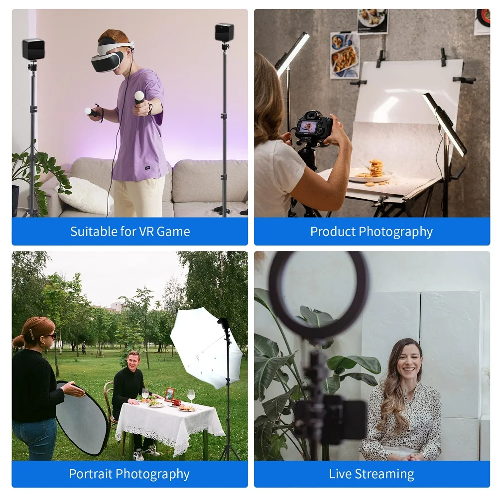 Trípode Selens de 7.3m con Coj - Photography Video Lighting Kit With Adjustable Tripod Stand reseña y precio