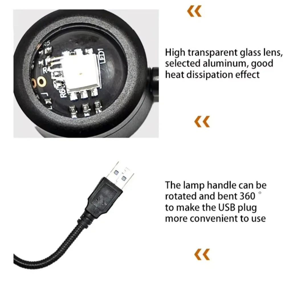Lámpara de Proyección LED RGB  - Photography Lighting Mood reseña y precio