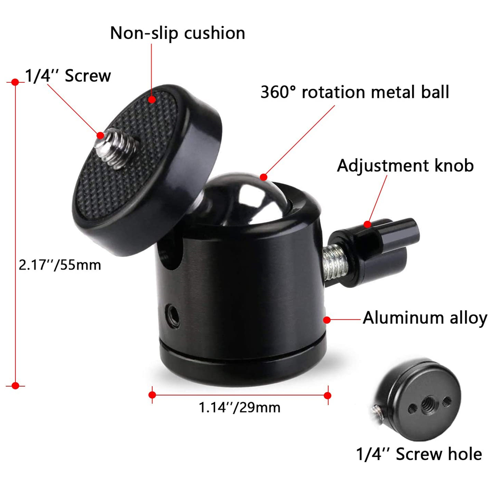 Terebento-adaptador de cabezal - Photography Video Lighting Kit With Adjustable Tripod Stand reseña y precio
