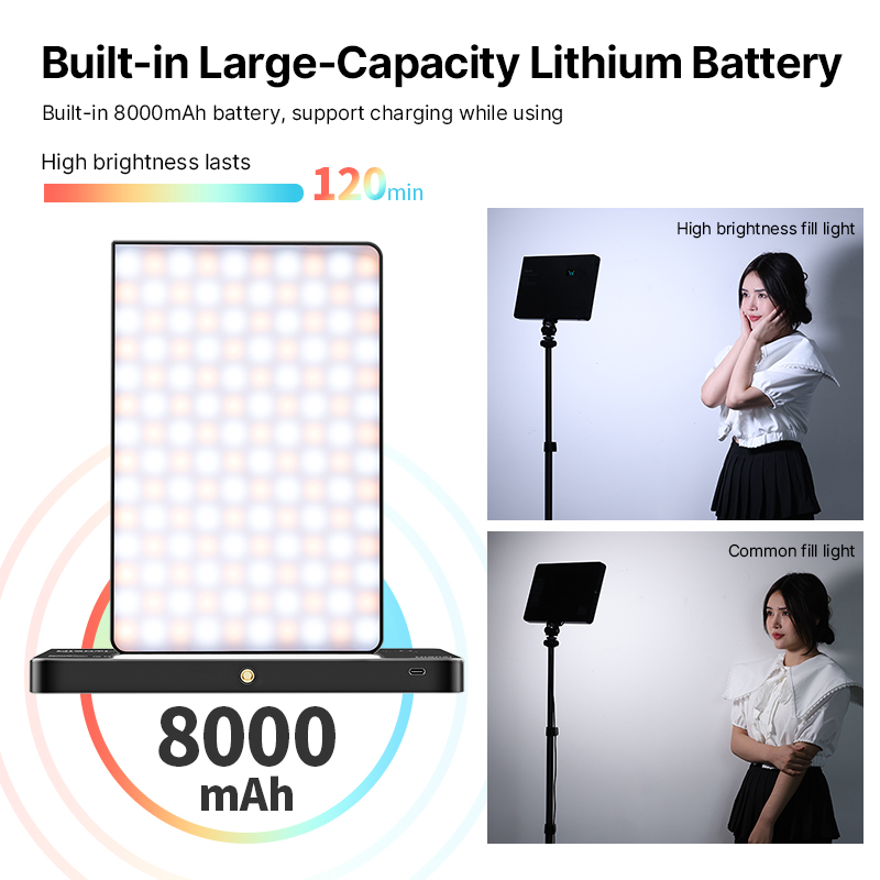 Ulanzi LT003 15W RGB luz de ví - Photography Lighting Continuous reseña y precio