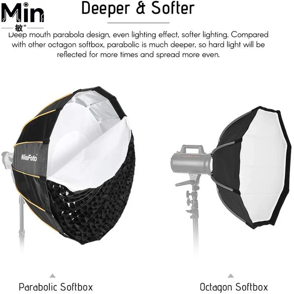 Softbox Parabólico Plegable de - Parabolic Umbrella Deep reseña y precio