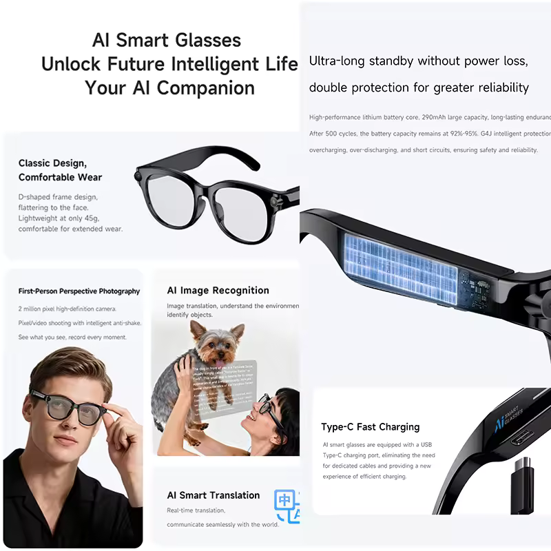 Lentes Inteligentes con IA M89 - Photography Lighting Gear reseña y precio