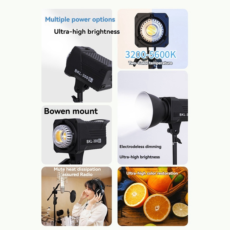 Luz de Video Bi-LED de 300W, I - Photography Lighting reseña y precio