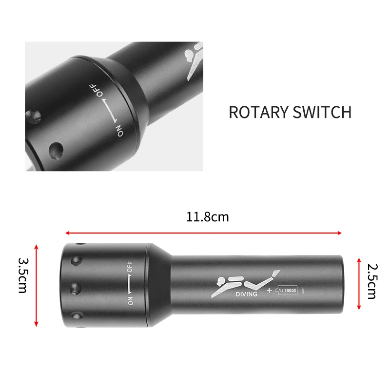 Nueva Linterna de Buceo LED T6 - Photography Lighting reseña y precio