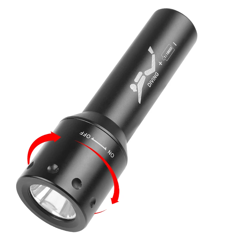 Nueva Linterna de Buceo LED T6 - Photography Lighting reseña y precio