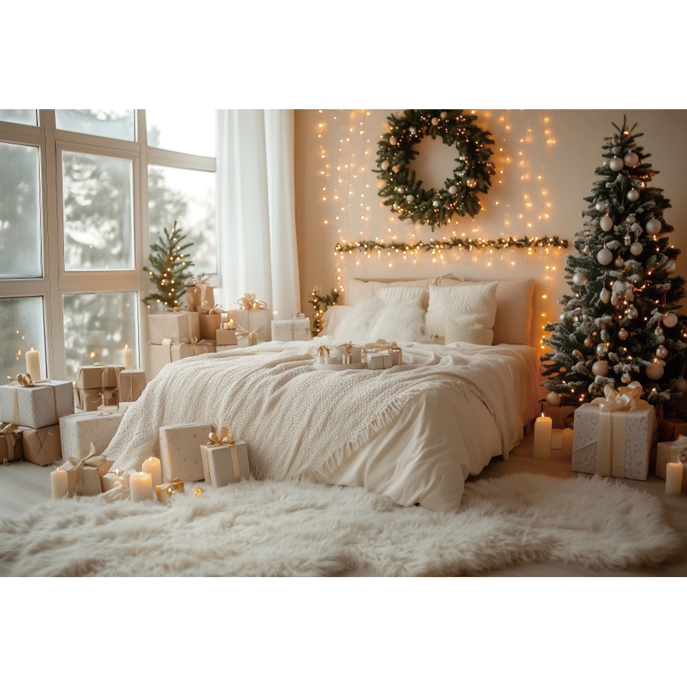 Fondo Fotográfico Navideño de  - Photography Lighting White Background reseña y precio