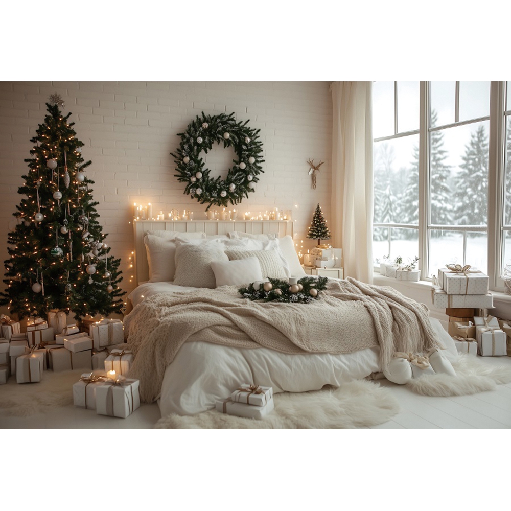 Fondo Fotográfico Navideño de  - Photography Lighting White Background reseña y precio