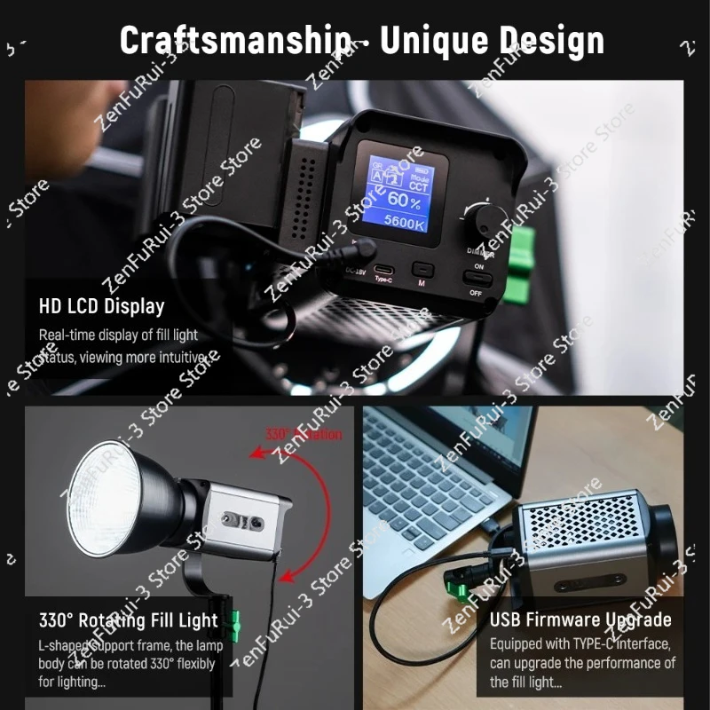Luz LED Continua Ninja 300 de  - Photography Lighting Continuous reseña y precio