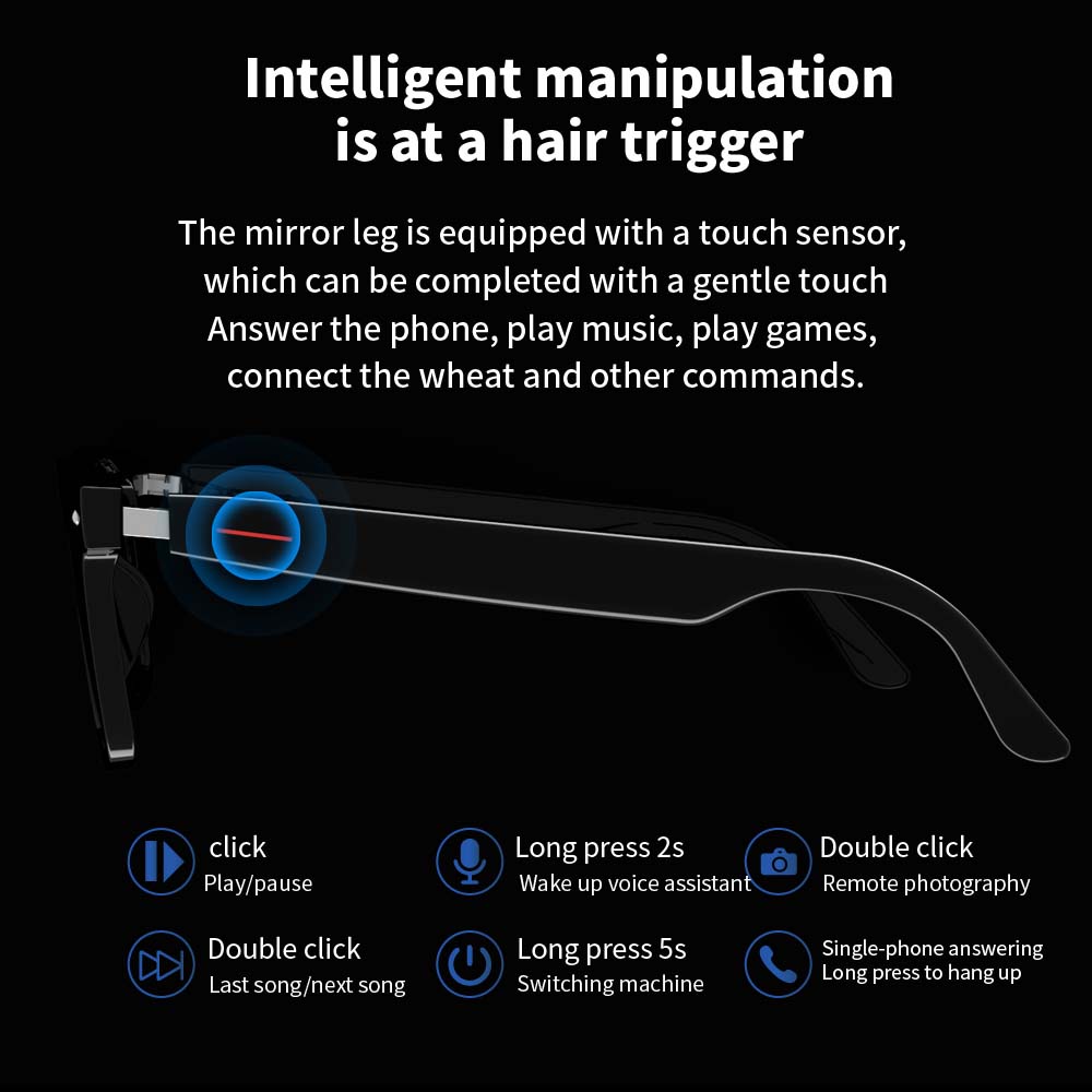 Gafas inteligentes SENBONO E13 - Photography Lighting Gear reseña y precio