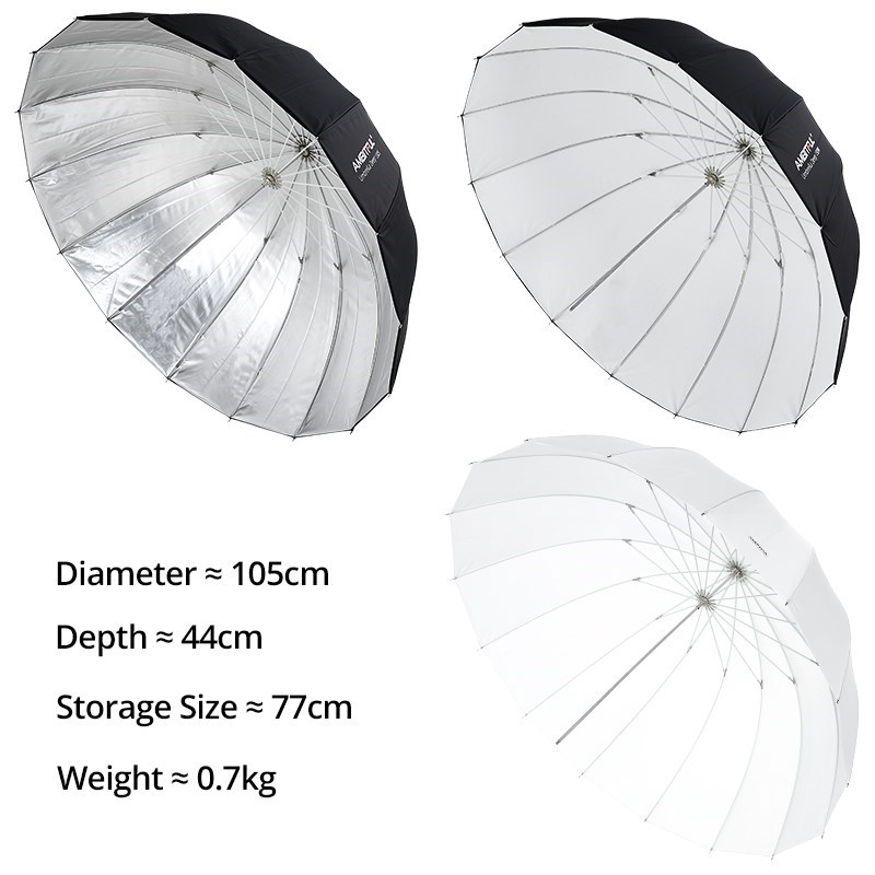 AMBITFUL 105cm 130cm 160cm de  - Parabolic Umbrella Deep reseña y precio